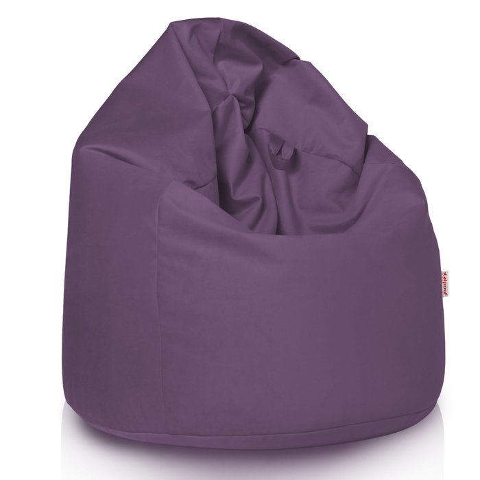 Pouf Poltrona Sacco Lavanda Peluche Viola
