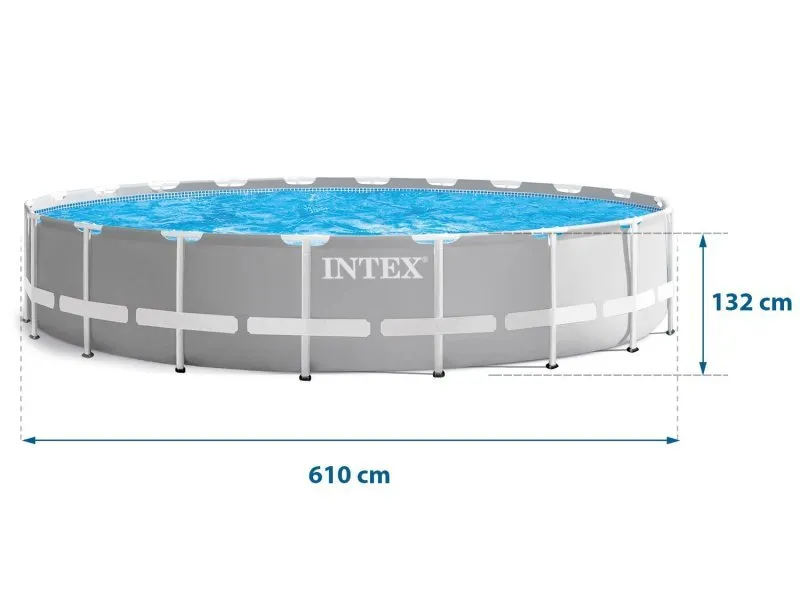 610 x 132 cm set da esterno per piscina 18in1 INTEX 26756.