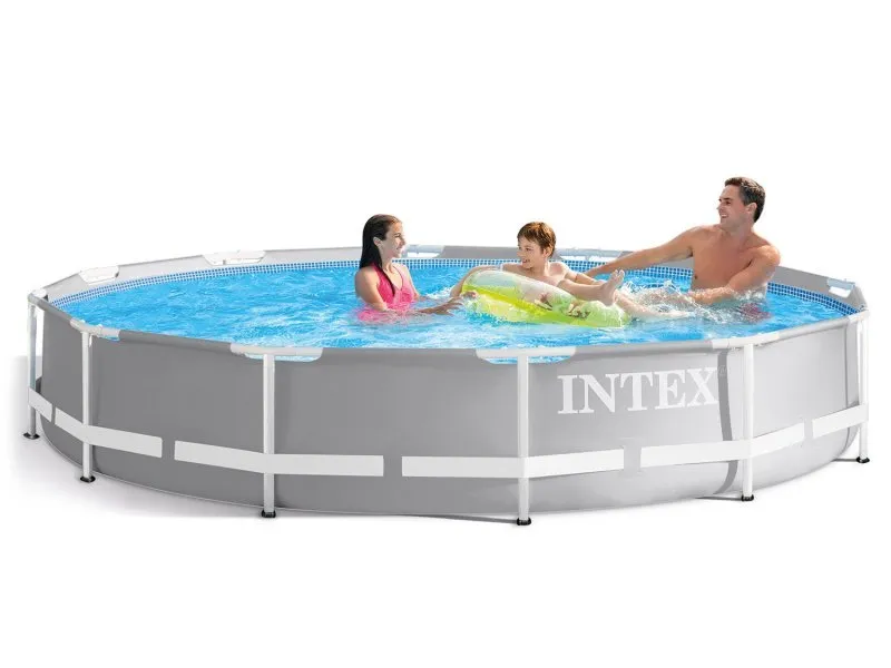 366x76 16in1 INTEX 26712 Piscina Fuori Terra a cremagliera.