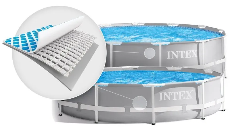 366x76 16in1 INTEX 26712 Piscina Fuori Terra a cremagliera.