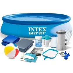 Piscina da giardino con struttura 366 x 76 cm set 15 in 1 INTEX 28132