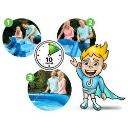 piscina di espansione da esterno 366 x 76 set 2 in 1 INTEX 28130.
