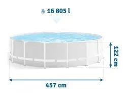 Piscina Fuori Terra 457x122 cm set 17in1 INTEX 26726