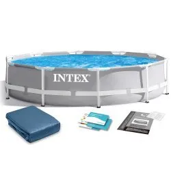 Piscina da giardino con telaio 305 x 76 cm set 6-in-1 INTEX 26700