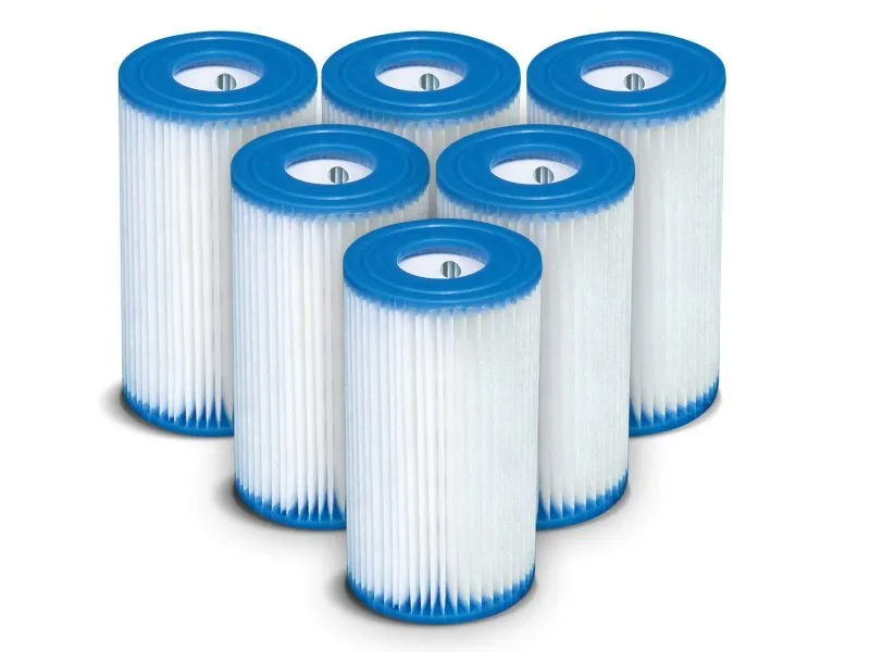 6 x Filtro per set pompa tipo B INTEX 29005.