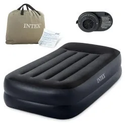 Materasso in Velluto 191x99x42 cm con Pompa Elettrica Integrata INTEX 64122ND