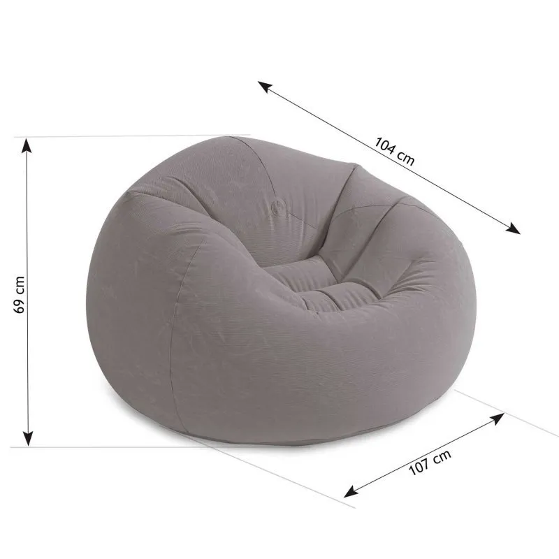 Poltrona gonfiabile pouf gonfiabile INTEX 68579
