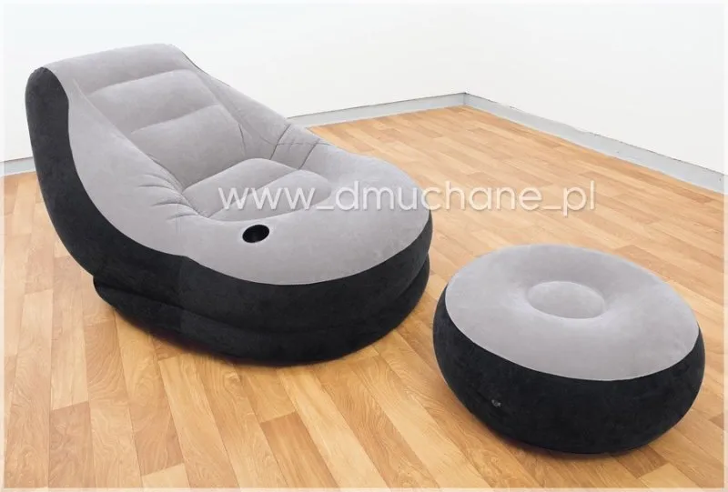 Sedia gonfiabile + poggiapiedi 130 x 99 x 76 cm INTEX 68564.