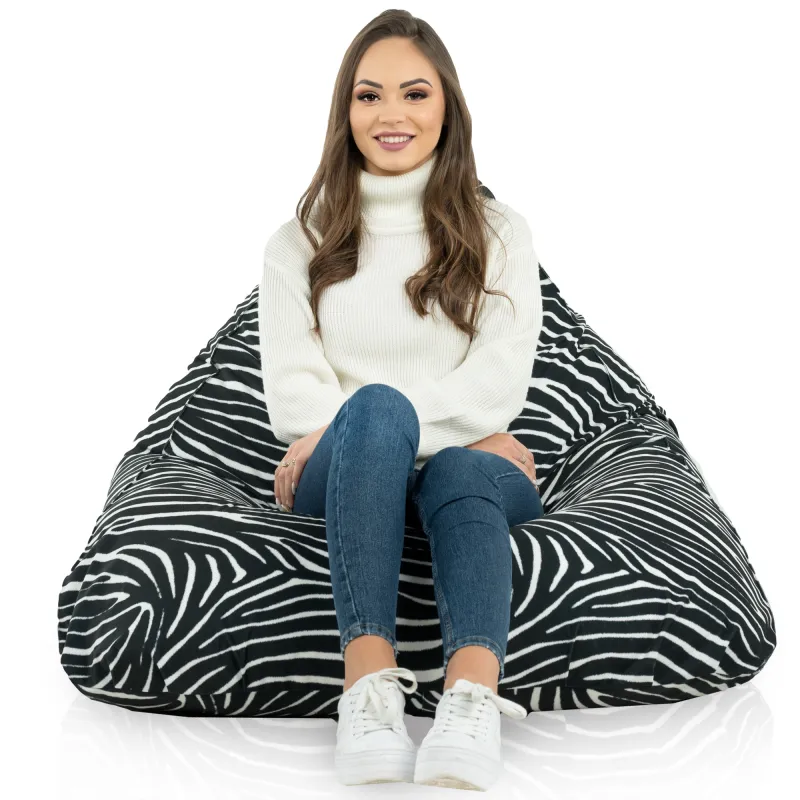 Poltrona Pouf Sacco Seduta XL Bermuda - Tessuto Stampato Premium – vista 56