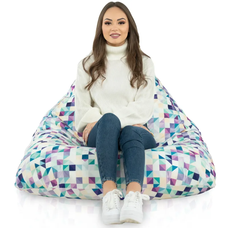 Poltrona Pouf Sacco Seduta XL Bermuda - Tessuto Stampato Premium – vista 59