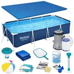 Piscina da Giardino con Telaio 400 x 211 x 81 cm 15in1 Bestway 56405N