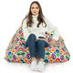 Poltrona Sacco Folk Bermuda Pouf Morbido