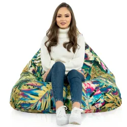 Poltrona Pouf Sacco Seduta XL Bermuda - Tessuto Stampato Premium – vista 62