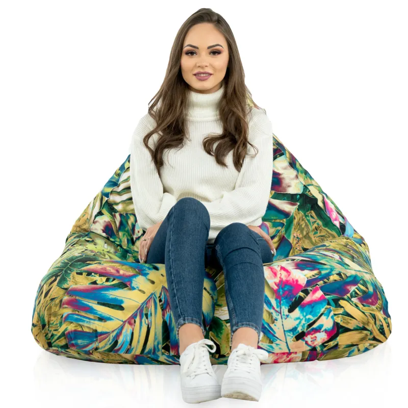 Poltrona Pouf Sacco Seduta XL Bermuda - Tessuto Stampato Premium – vista 62