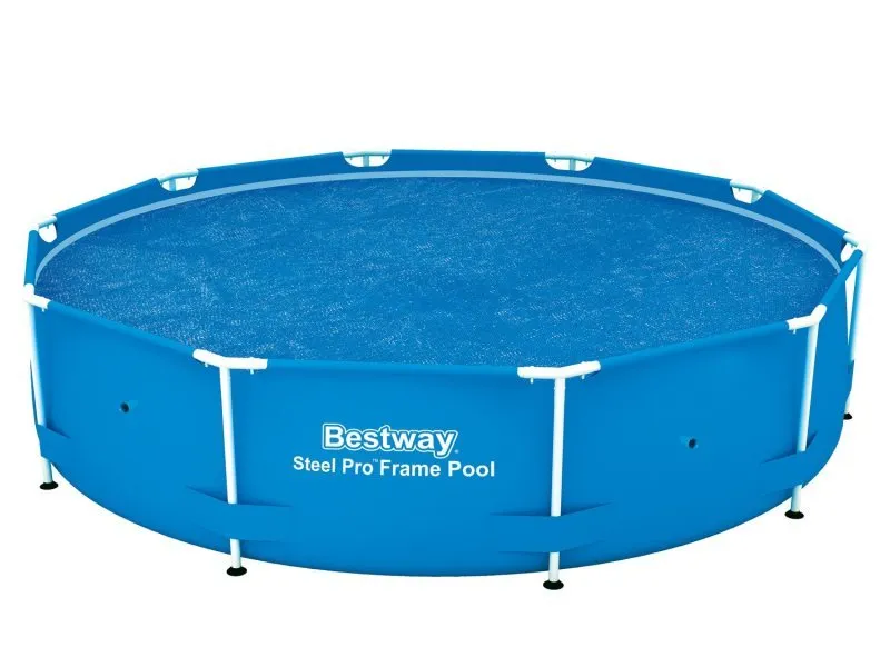 Copertura solare per piscine con telaio da 305 cm Bestway 58241.
