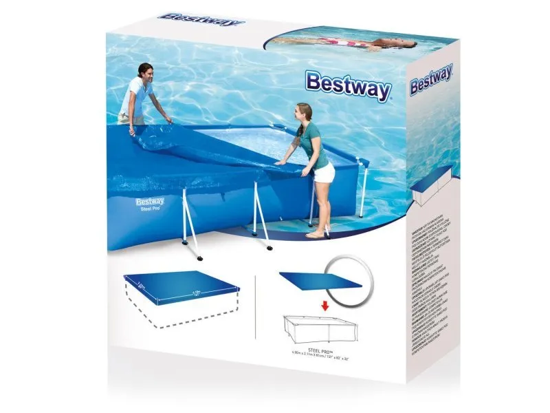 Copertura per Piscina da Esterno 400 x 211 cm Bestway 58107.