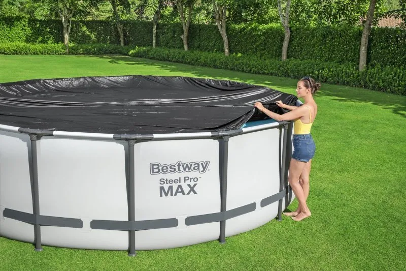 Copertura per piscina a cremagliera da 457 cm Bestway 58038.