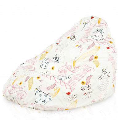 Pouf Poltrona Sacco Goccia XXL Mucca