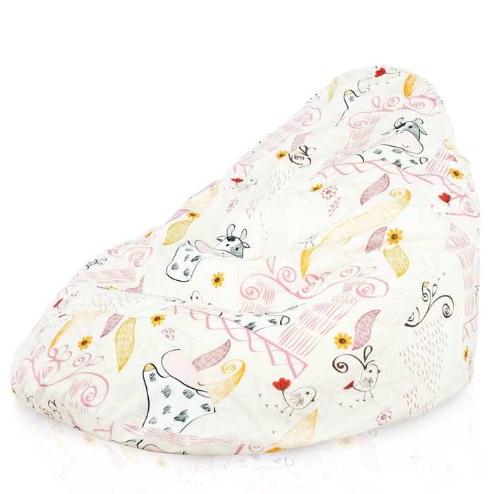 Pouf Poltrona Sacco Bambini XXL Mucca