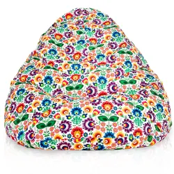 Poltrona Pouf Sacco a Pera XXL Drop - Tessuto Stampato Premium – vista 27