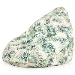 Poltrona Pouf Sacco a Pera XXL Drop - Tessuto Stampato Premium