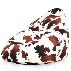 Poltrona Pouf Sacco a Pera XXL Drop - Tessuto Stampato Premium