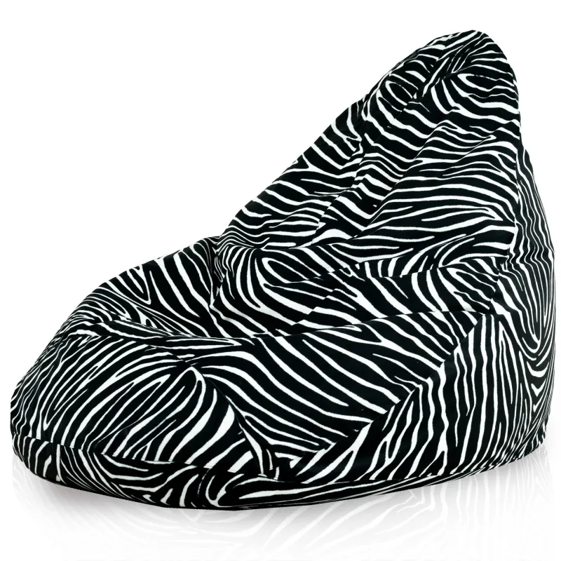 Poltrona Pouf Sacco a Pera XXL Drop - Tessuto Stampato Premium – vista 11