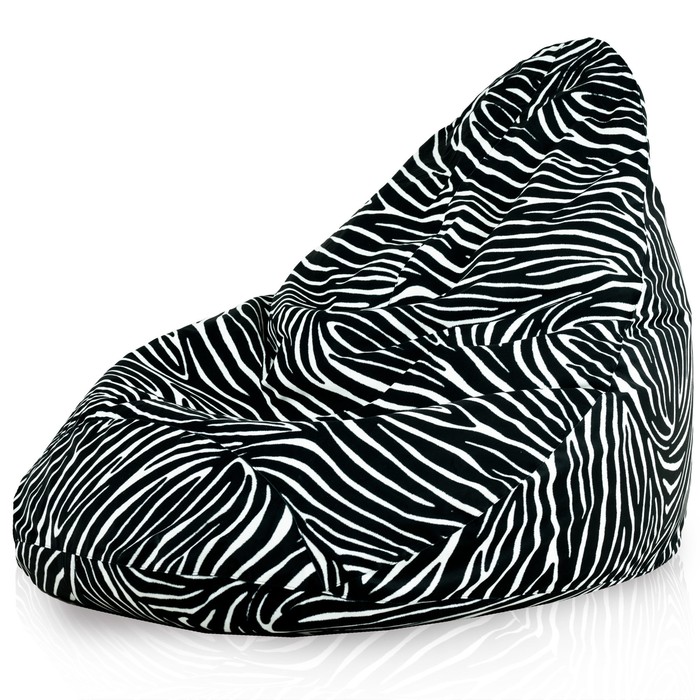 Pouf Poltrona Seduta Sacco XXL Zebrato