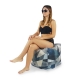 Pouf giardino esterno astratto cubo