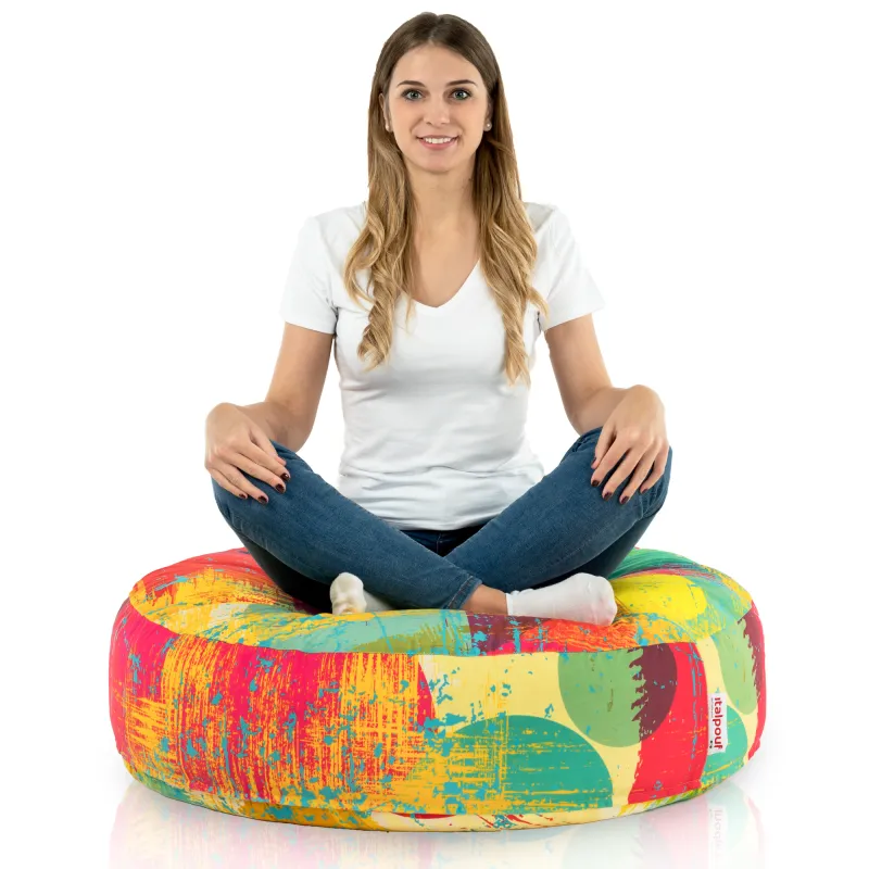 Cuscino da Pavimento Rotondo - Outdoor Pro per esterno Impermeabile – vista 3