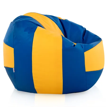 Pouf Classique XL con rivestimento in ecopelle per interni moderni