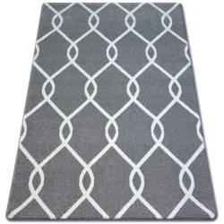 Tappeto SKETCH - F934 grigio/crema trellis