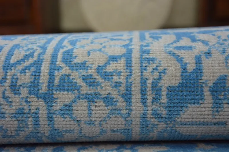 Dywan Vintage Kwiaty 22209/543 niebieski
