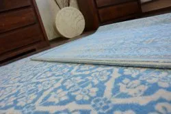 Dywan Vintage Kwiaty 22209/543 niebieski