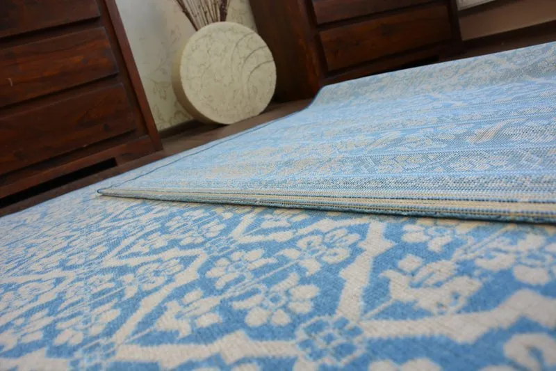Dywan Vintage Kwiaty 22209/543 niebieski