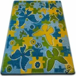 Tappeto Bambini Farfalla blu C429