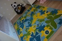 Tappeto Bambini Farfalla blu C429