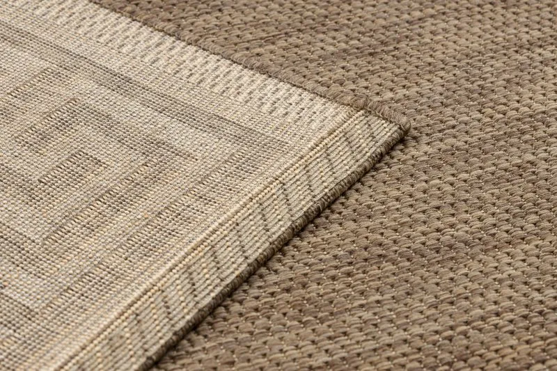 TAPPETO DI SPAGO SISAL FLOORLUX 20014 coffe / mais