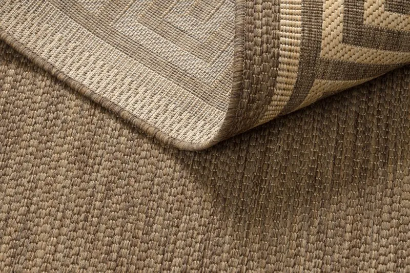 TAPPETO DI SPAGO SISAL FLOORLUX 20014 coffe / mais