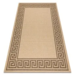 TAPPETO DI SPAGO SISAL FLOORLUX 20014 mais / caffè