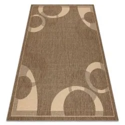 TAPPETO DI SPAGO SISAL FLOORLUX 20078 caffè / mais