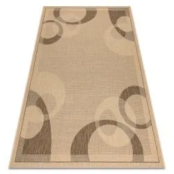 TAPPETO DI SPAGO SISAL FLOORLUX 20078 mais / caffè
