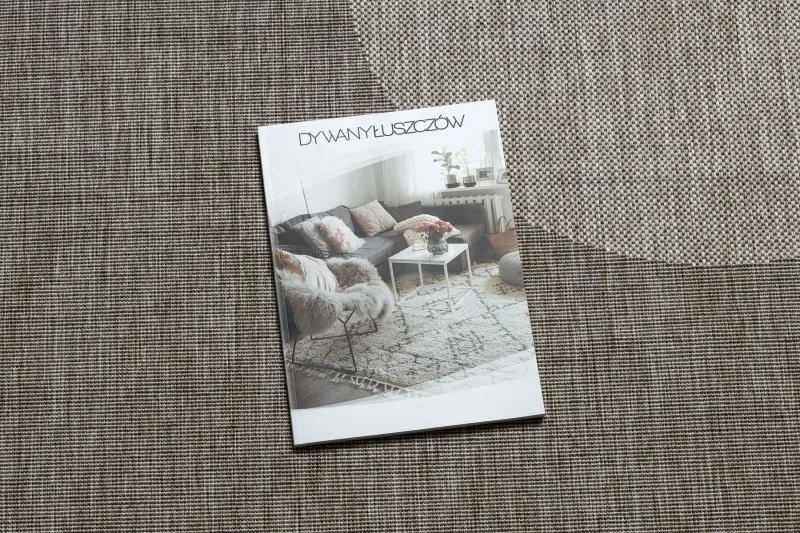 TAPPETO DI SPAGO SISAL FLOORLUX 20078 argento / nero