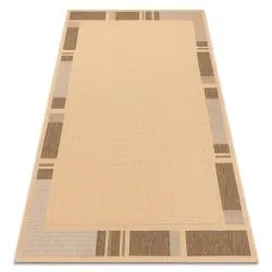 TAPPETO DI SPAGO SISAL FLOORLUX 20195 mais / caffè
