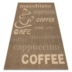 TAPPETO DI SPAGO SISAL FLOORLUX 20221 coffe / mais