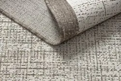 DYWAN SZNURKOWY SIZAL FLOORLUX 20401 Ramka szampański / taupe