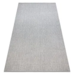 Tappeto DI SPAGO SISAL FLAT 48663/037 argento uniforme