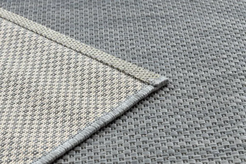 Tappeto DI SPAGO SISAL FLAT 48663/037 argento uniforme