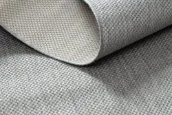 Tappeto DI SPAGO SISAL FLAT 48663/037 argento uniforme