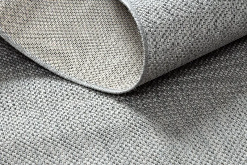 Tappeto DI SPAGO SISAL FLAT 48663/037 argento uniforme